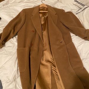 Men’s floor length camel hair ARMANI COAT. Vintage